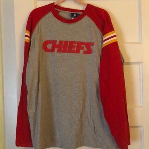 Official Reebok NFL Chiefs Long Sleeved T-Shirt